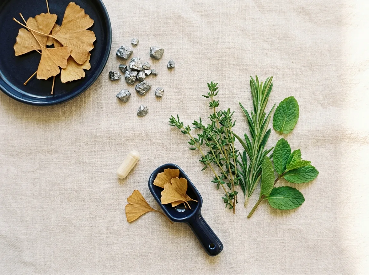 Natuurlijke ingrediënten voor gehoorgezondheid: ginkgo, zink, kruiden